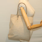 FENDI Zucchino Canvas Tote Bag Beigeep2434