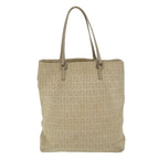 FENDI Zucchino Canvas Tote Bag Beigeep2434