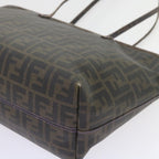 FENDI Zucca Canvas Tote Bag Black Brownep2435