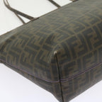 FENDI Zucca Canvas Tote Bag Black Brownep2435