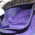 FENDI Zucca Canvas Tote Bag Black Brownep2435