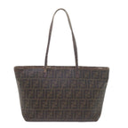 FENDI Zucca Canvas Tote Bag Black Brownep2435