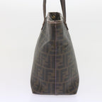 FENDI Zucca Canvas Tote Bag Black Brownep2435