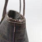 FENDI Zucca Canvas Tote Bag Black Brownep2435