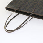 FENDI Zucca Canvas Tote Bag Black Brownep2435