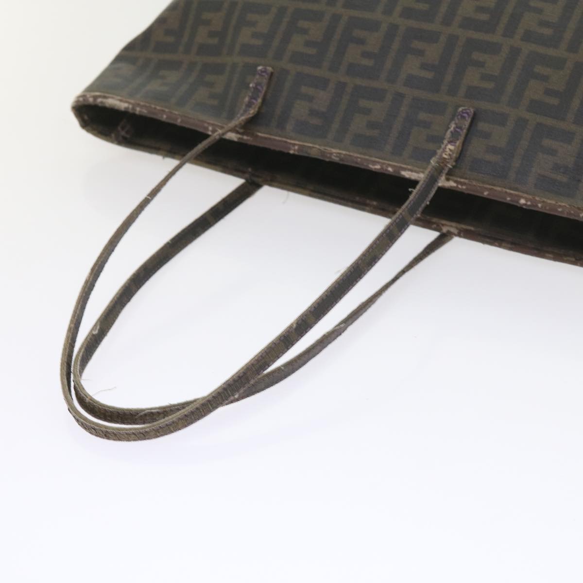 FENDI Zucca Canvas Tote Bag Black Brownep2435