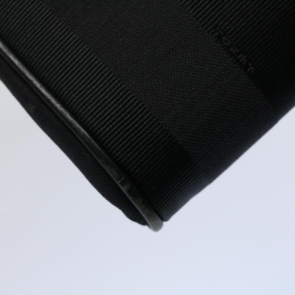 FENDI Pecan Canvas Clutch Bag Black Brownep2439