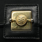 FENDI Pecan Canvas Clutch Bag Black Brownep2439