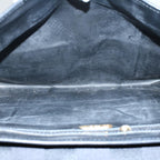 FENDI Pecan Canvas Clutch Bag Black Brownep2439