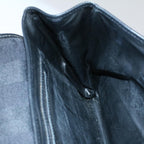 FENDI Pecan Canvas Clutch Bag Black Brownep2439