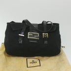 FENDI Mamma Baguette Shoulder Bag Nylon Blackep2451