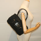 FENDI Mamma Baguette Shoulder Bag Nylon Blackep2451