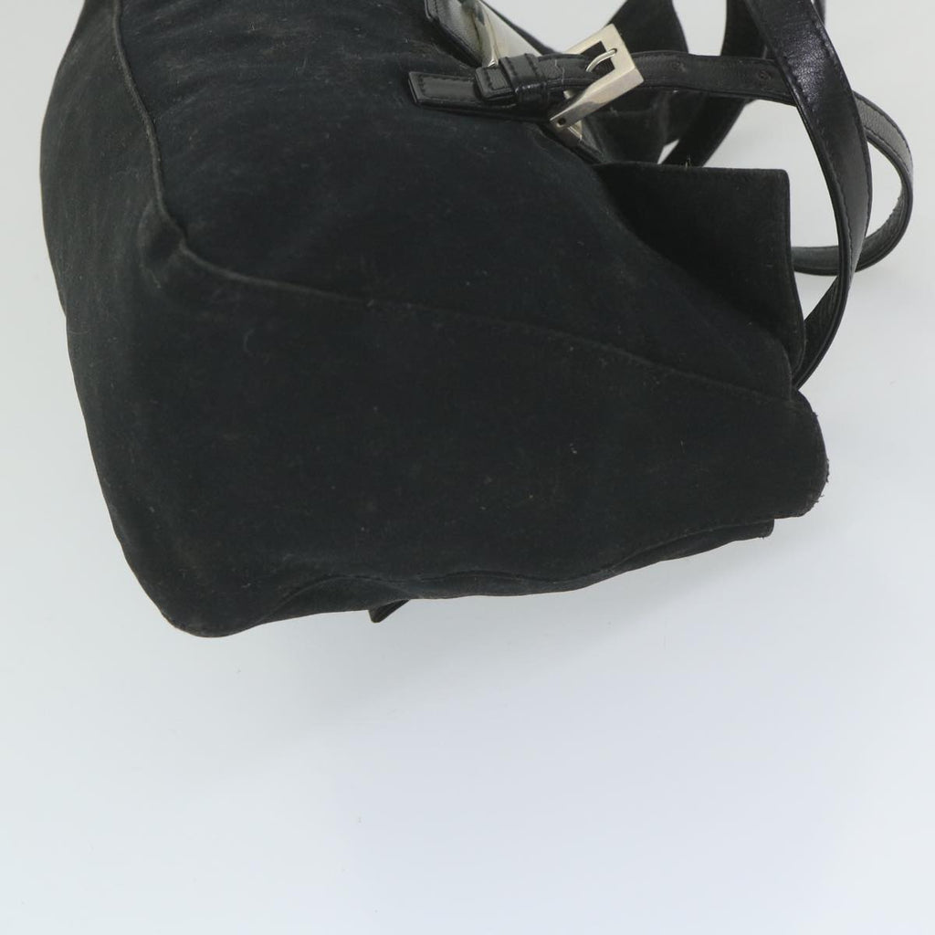 FENDI Mamma Baguette Shoulder Bag Nylon Blackep2451