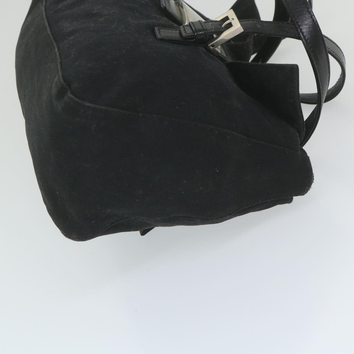 FENDI Mamma Baguette Shoulder Bag Nylon Blackep2451