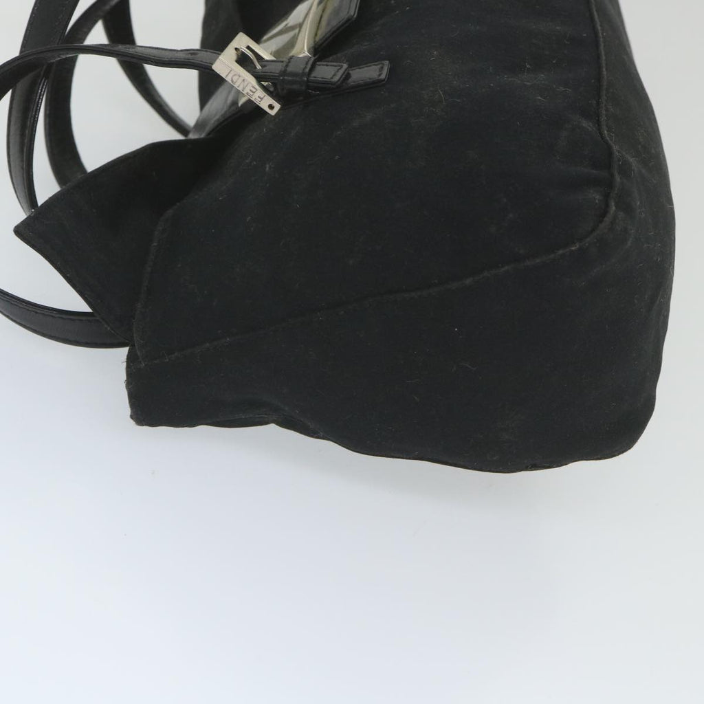 FENDI Mamma Baguette Shoulder Bag Nylon Blackep2451