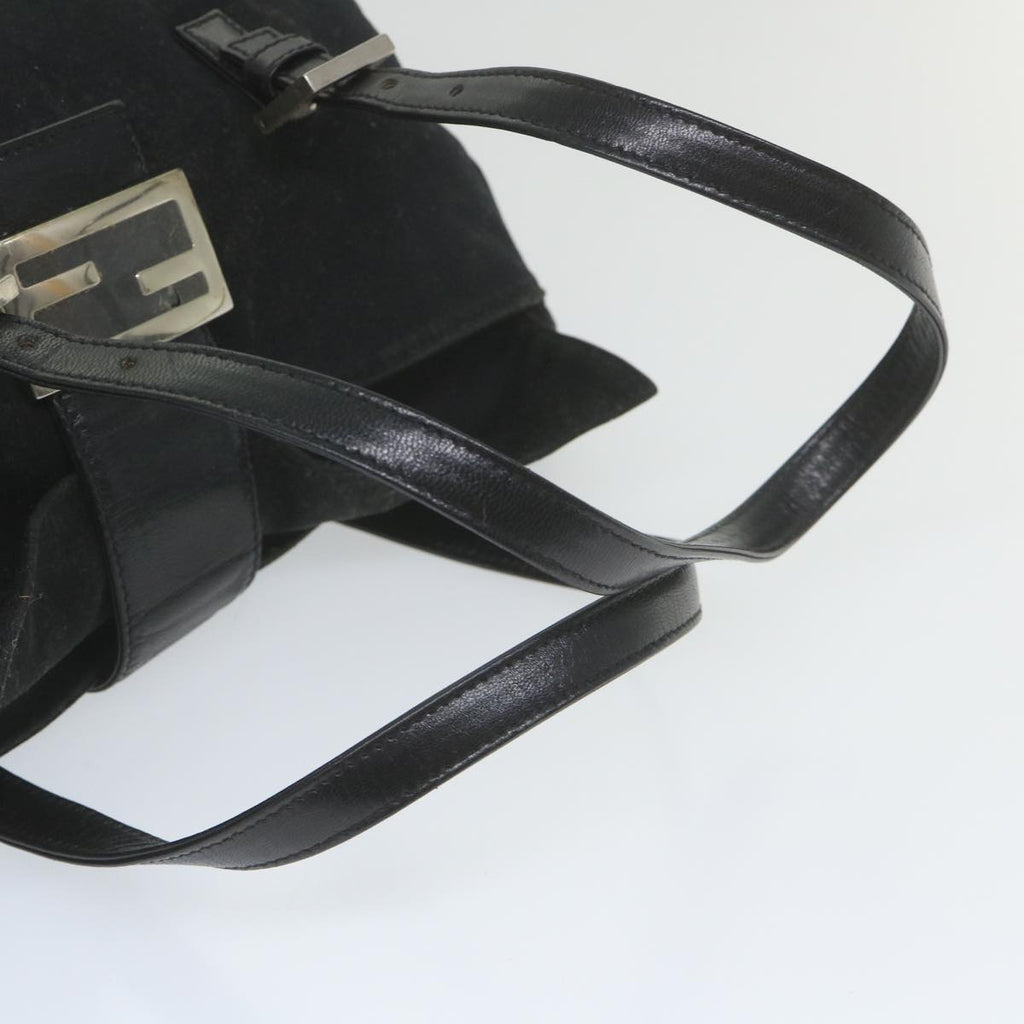 FENDI Mamma Baguette Shoulder Bag Nylon Blackep2451