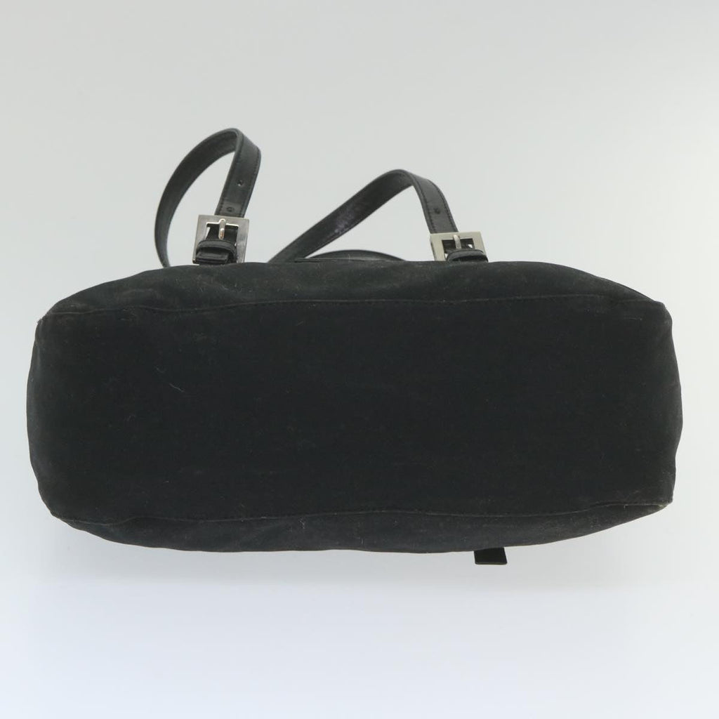 FENDI Mamma Baguette Shoulder Bag Nylon Blackep2451