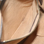 FENDI Zucca Canvas Hand Bag Black Brownep2499