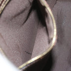 FENDI Zucchino Canvas Mamma Baguette Shoulder Bag Brownep2513