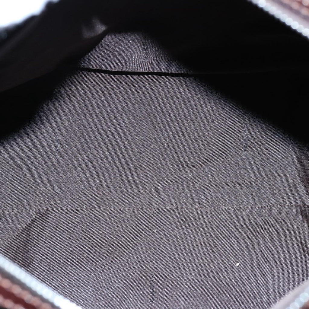 FENDI Zucca Canvas Hand Bag Black Brown 2119 16327 089ep2529