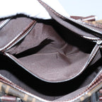 FENDI Zucca Canvas Hand Bag Black Brown 2119 16327 089ep2529