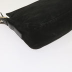 FENDI Mamma Baguette Shoulder Bag Suede Blackep2539