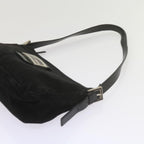 FENDI Mamma Baguette Shoulder Bag Suede Blackep2539