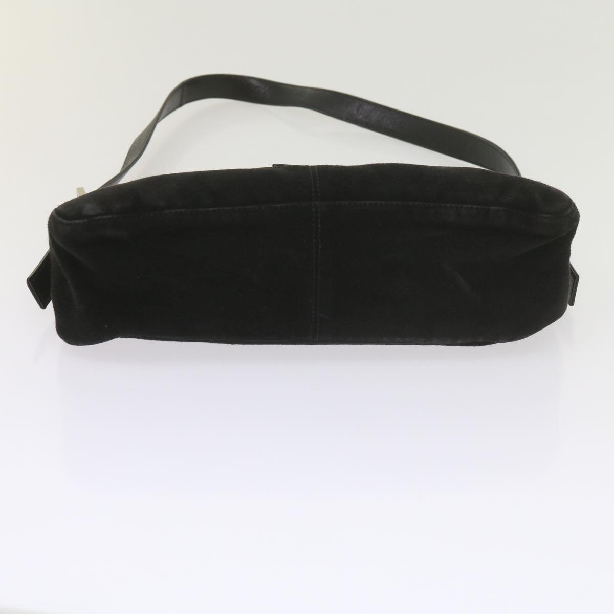 FENDI Mamma Baguette Shoulder Bag Suede Blackep2539