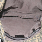FENDI Zucca Canvas Mamma Baguette Shoulder Bag Black Brownep2540