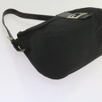 FENDI Mamma Baguette Shoulder Bag Nylon Black 2308 26325 008ep2543