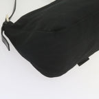FENDI Mamma Baguette Shoulder Bag Nylon Black 2308 26325 008ep2543