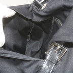 FENDI Mamma Baguette Shoulder Bag Nylon Black 2308 26325 008ep2543