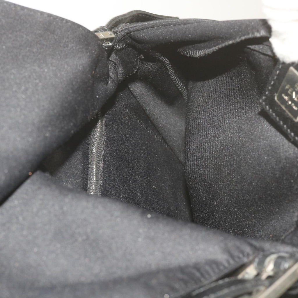 FENDI Mamma Baguette Shoulder Bag Nylon Black 2308 26325 008ep2543