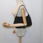 FENDI Mamma Baguette Shoulder Bag Nylon Black 2308 26325 008ep2543