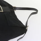 FENDI Mamma Baguette Shoulder Bag Nylon Black 2308 26325 008ep2543
