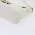 FENDI Mamma Baguette Shoulder Bag Leather Whiteep2545