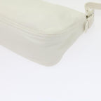 FENDI Mamma Baguette Shoulder Bag Leather Whiteep2545