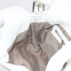 FENDI Mamma Baguette Shoulder Bag Leather Whiteep2545