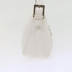 FENDI Mamma Baguette Shoulder Bag Leather Whiteep2545