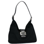 FENDI Mamma Baguette Shoulder Bag Nylon Black 2321 26569 018ep2547