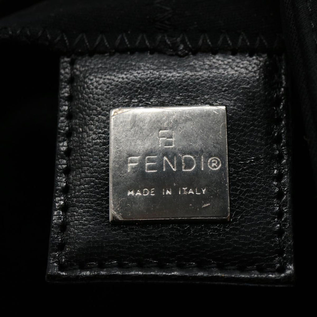 FENDI Mamma Baguette Shoulder Bag Nylon Black 2321 26569 018ep2547