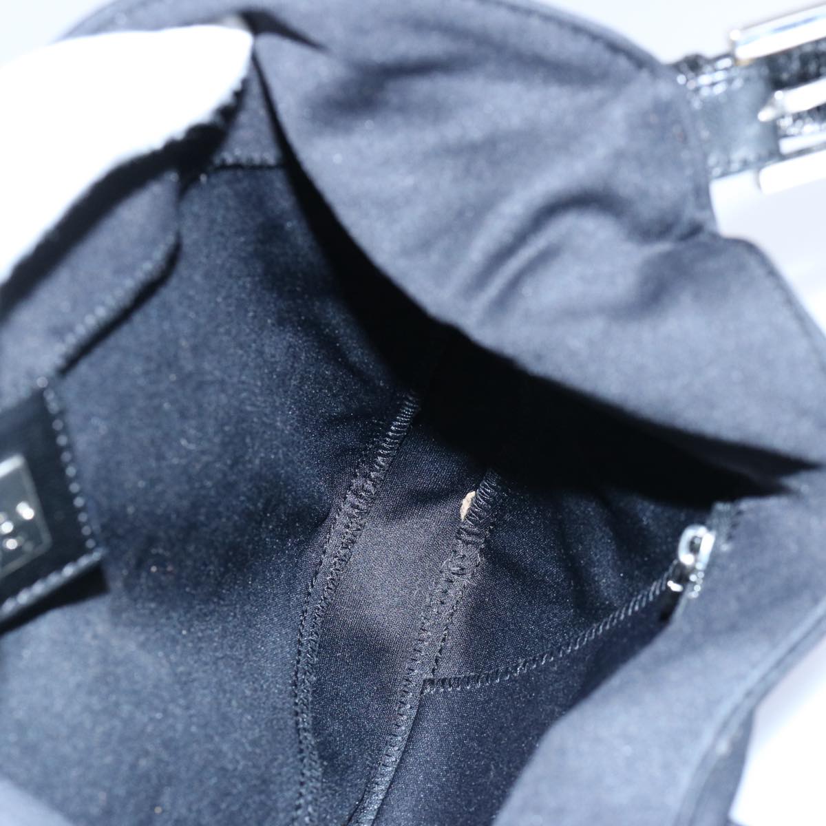 FENDI Mamma Baguette Shoulder Bag Nylon Black 2321 26569 018ep2547