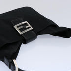 FENDI Mamma Baguette Shoulder Bag Nylon Black 2321 26569 018ep2547