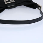 FENDI Mamma Baguette Shoulder Bag Nylon Black 2321 26569 018ep2547