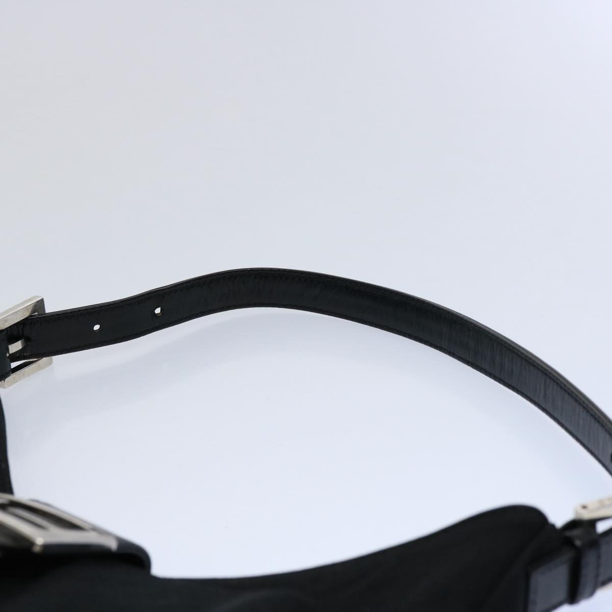 FENDI Mamma Baguette Shoulder Bag Nylon Black 2321 26569 018ep2547