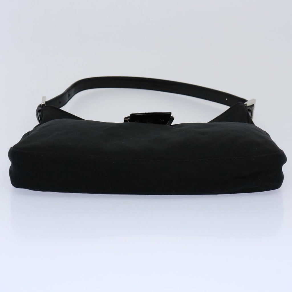 FENDI Mamma Baguette Shoulder Bag Nylon Black 2321 26569 018ep2547