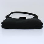 FENDI Mamma Baguette Shoulder Bag Nylon Black 2321 26569 018ep2547