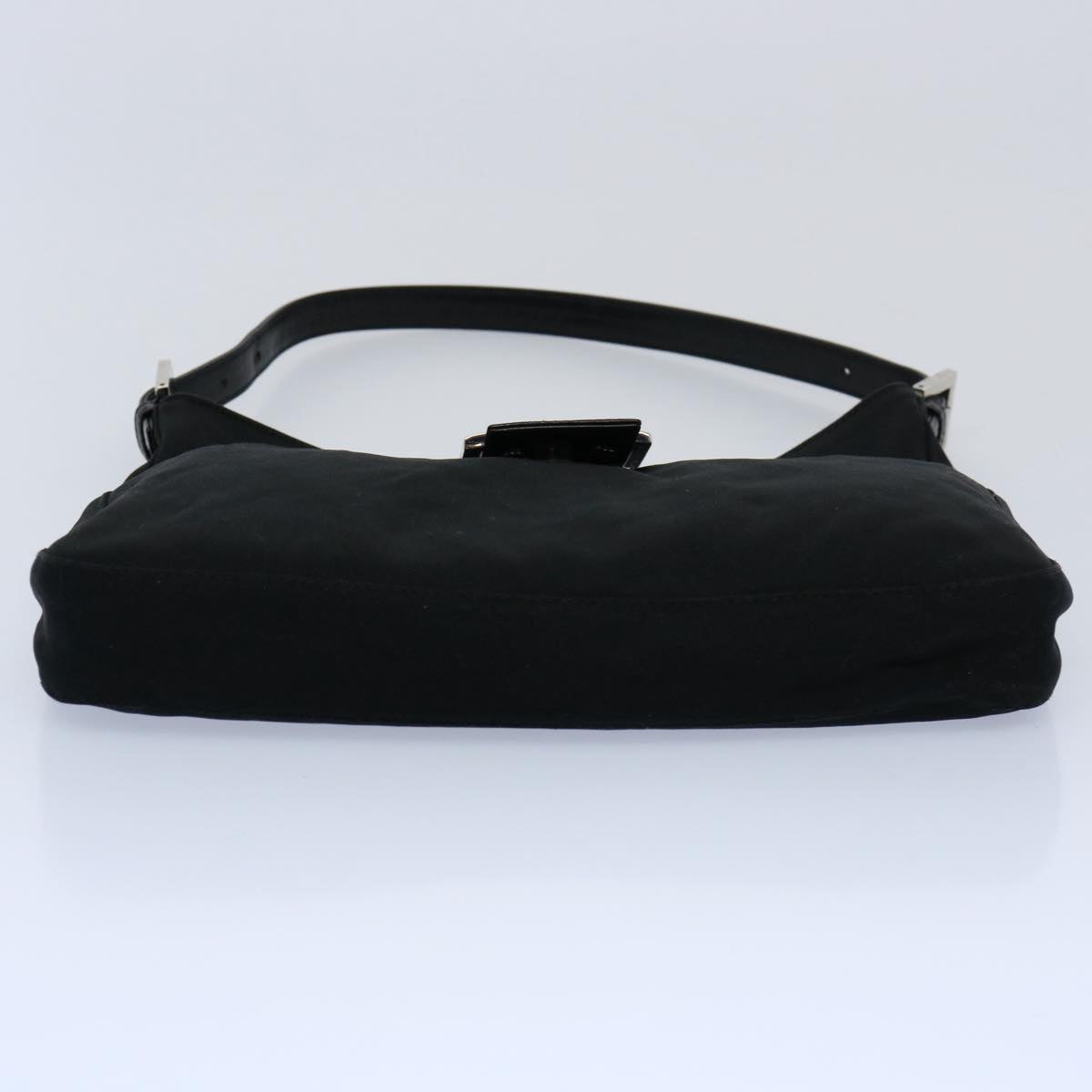FENDI Mamma Baguette Shoulder Bag Nylon Black 2321 26569 018ep2547