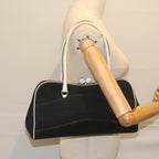 PRADA Shoulder Bag Canvas Black  ep2583