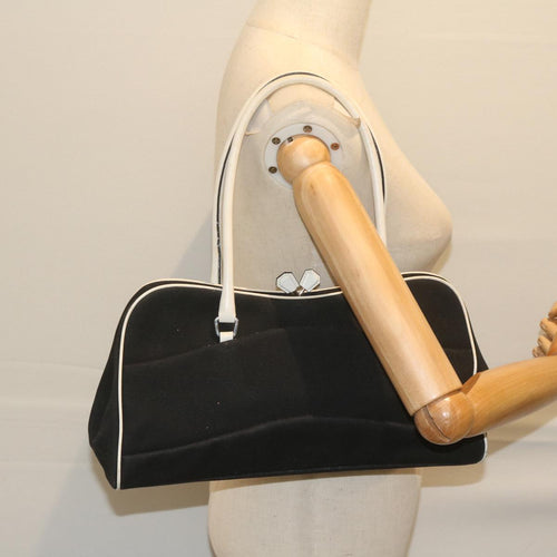PRADA Shoulder Bag Canvas Black  ep2583